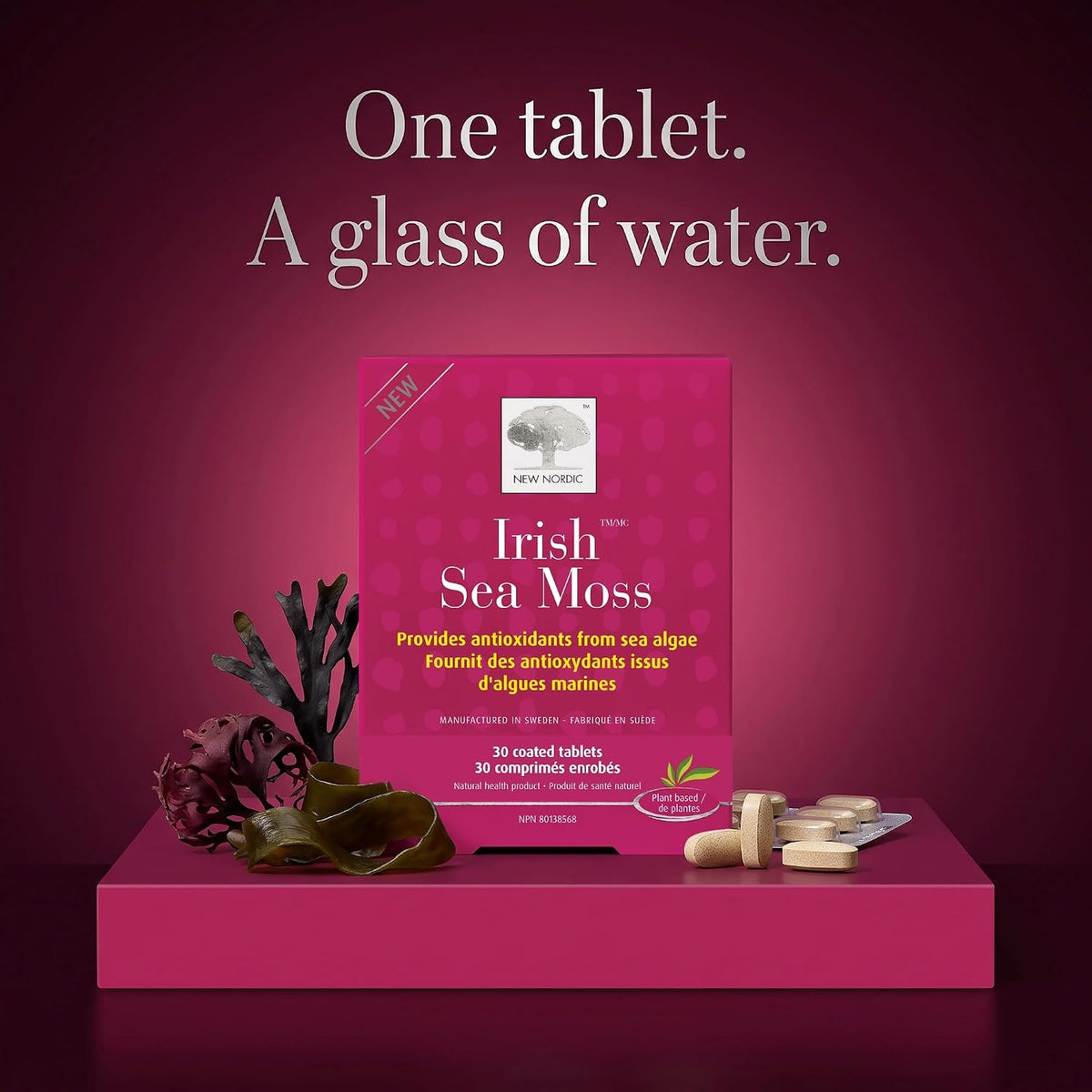 NEW NORDIC Irish Sea Moss 30 Tablets