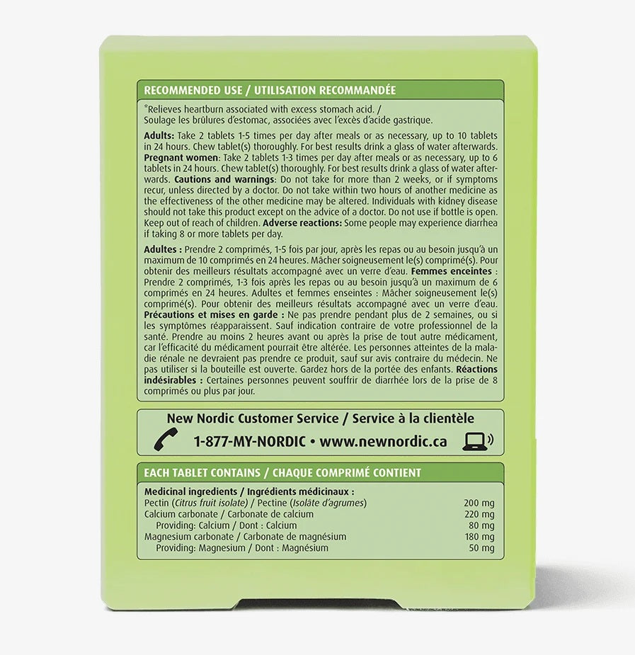 NEW NORDIC Frutin Gastro Gel 48 chewable tablets