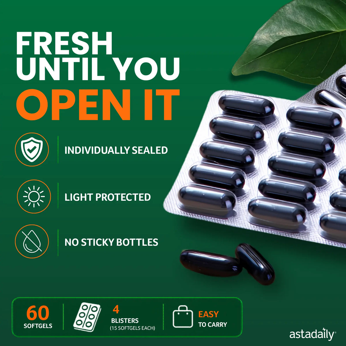 ASTADAILY All-in-One Formula (60 Softgels)