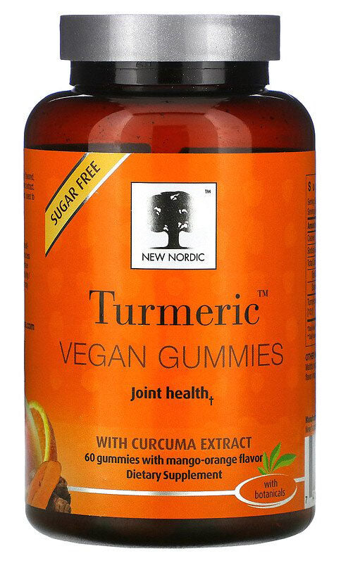 NEW NORDIC Turmeric Vegan Gummies 60 gummies