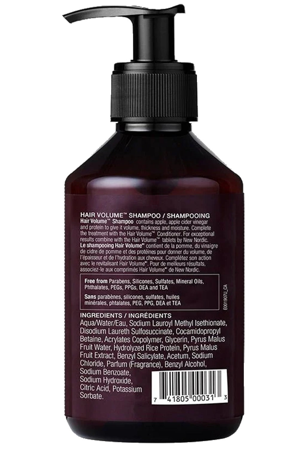 NEW NORDIC Hair Volume Shampoo 250 ml