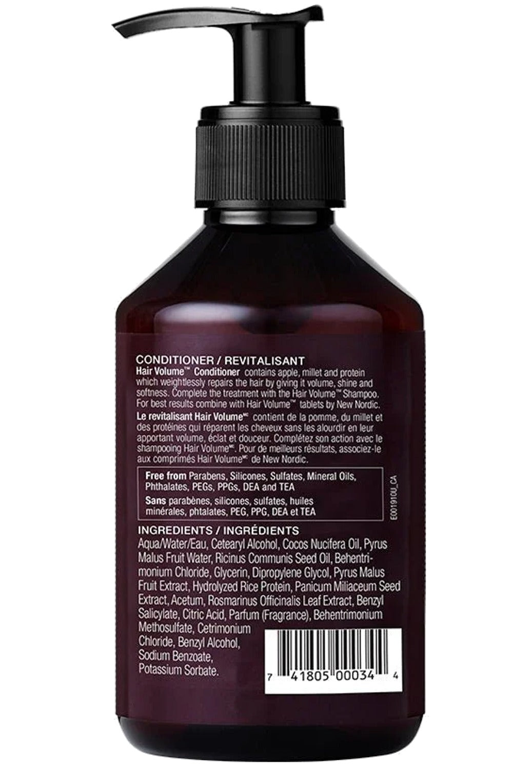 NEW NORDIC Hair Volume Conditioner 250 ml