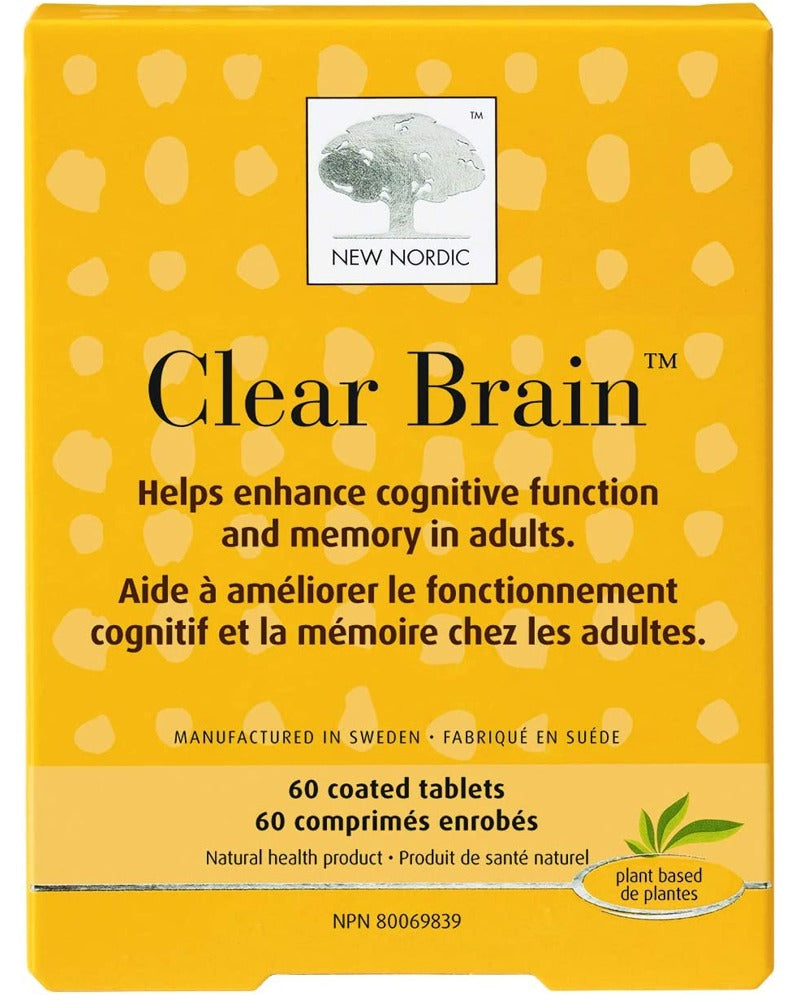 NEW NORDIC Clear Brain 60 tablets