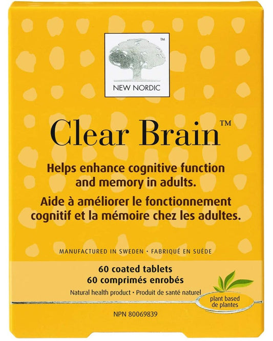 NEW NORDIC Clear Brain 60 tablets