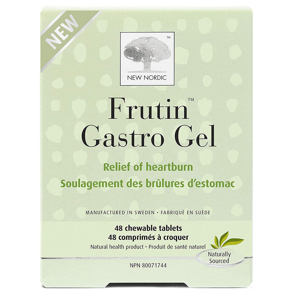 NEW NORDIC Frutin Gastro Gel 48 chewable tablets