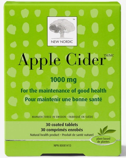 NEW NORDIC Apple Cider Vinegar 1000 30 Tabs