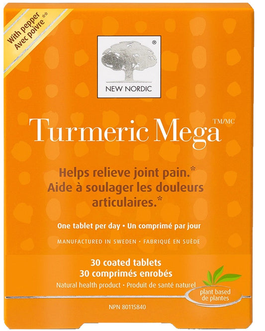 NEW NORDIC Turmeric Mega 30 Tablets