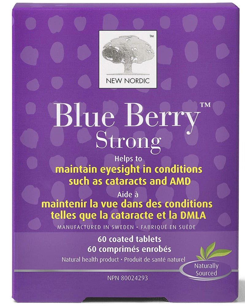 NEW NORDIC Blue Berry Strong 60 tablets