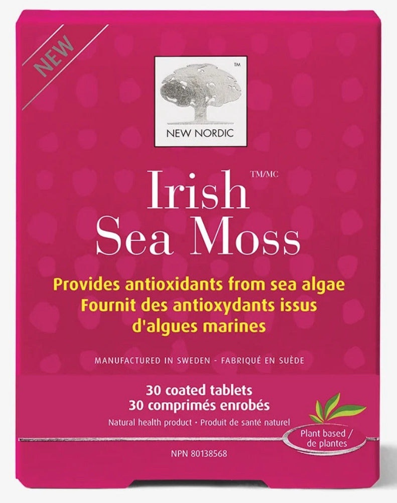NEW NORDIC Irish Sea Moss 30 Tablets