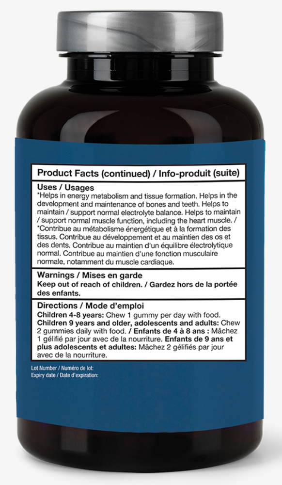 NEW NORDIC Magnesium Glycinate 60 Gummies