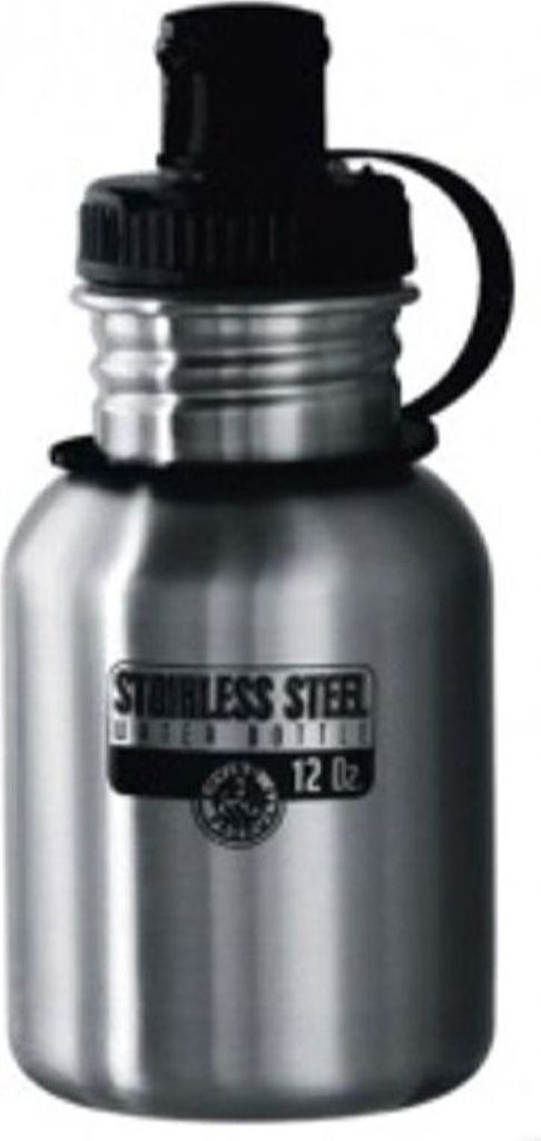 SS -NEW WAVE Water Bottle - Brushed Steel (350 ml)