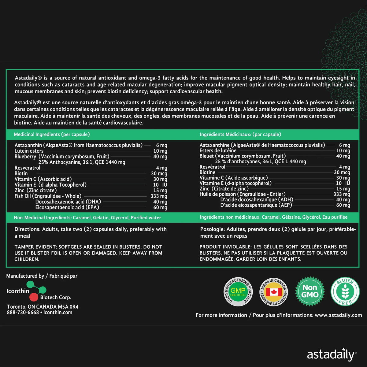 ASTADAILY All-in-One Formula (60 Softgels)