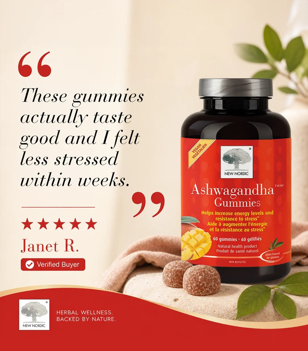 NEW NORDIC Ashwagandha 60 Gummies