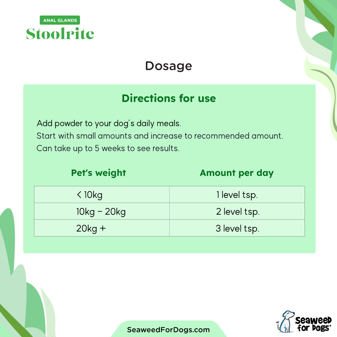 SEAWEED FOR DOGS Stoolrite